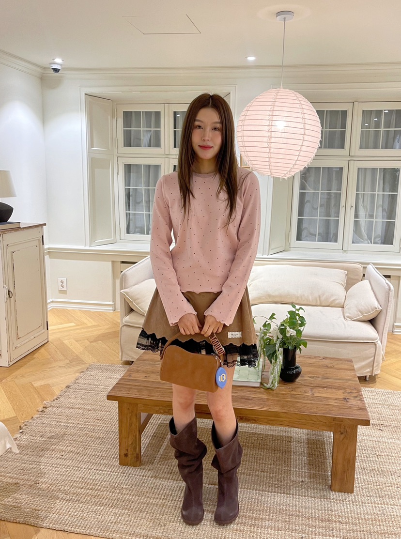 BOUTIQUE-L韓國直郵㊣女士新品時尚25秋冬職業熱賣人氣T恤BOUTIQUE-LT恤