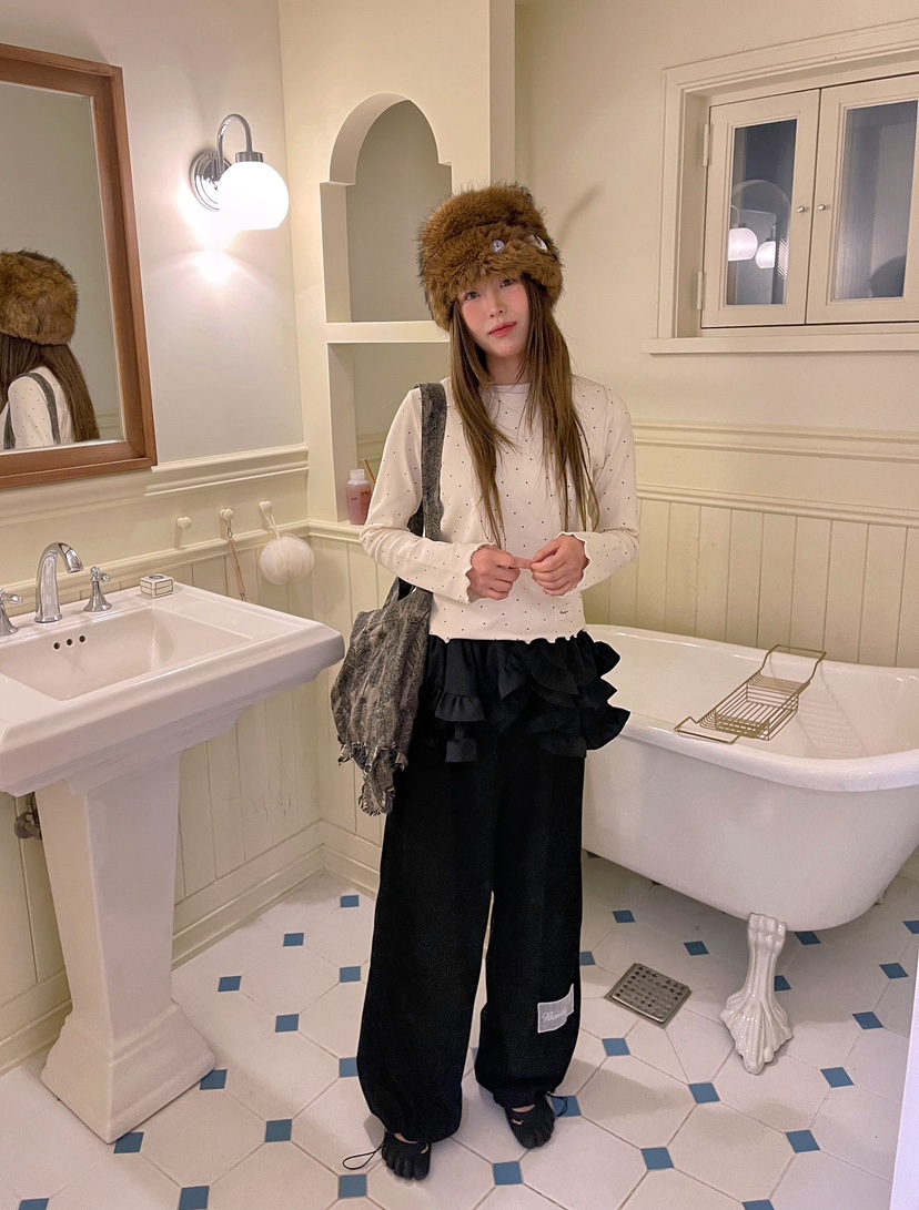 BOUTIQUE-L韓國直郵㊣女士新品時尚25秋冬職業熱賣人氣T恤BOUTIQUE-LT恤