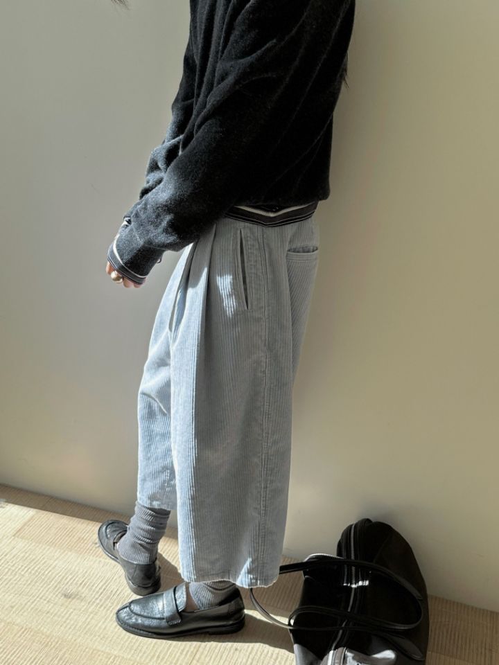 MARE東大門㊣直郵女士新款人氣時尚25秋冬職業休閑褲燈芯絨MARE休閑褲