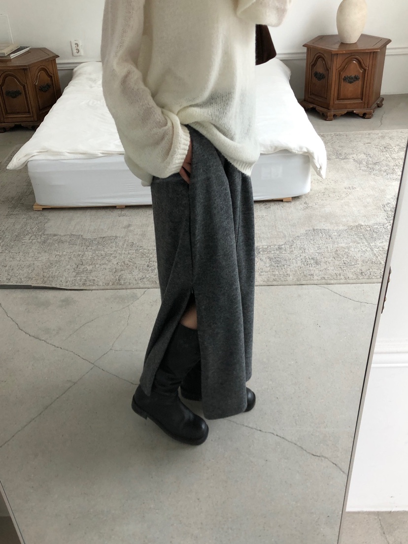 THE EYL東大門㊣實拍女裝新品時尚真品職業25秋冬休閑長裙THE EYL長裙