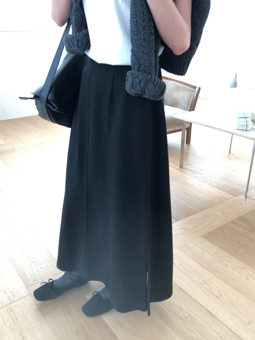 THE EYL東大門㊣實拍女裝新品時尚真品職業25秋冬休閑長裙THE EYL長裙