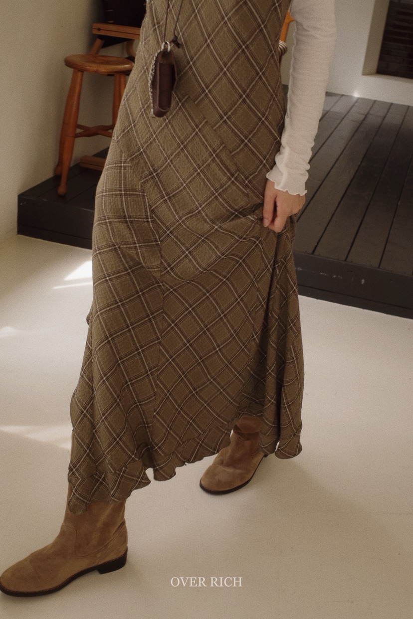 OVER RICH東大門㊣直郵女士新款25秋冬推薦休閑時尚連衣裙OVER RICH連衣裙