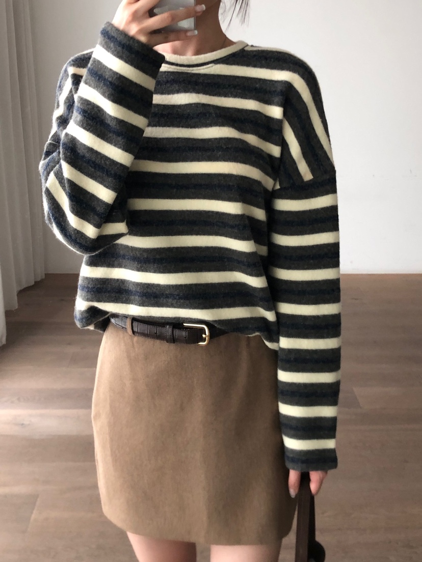 THE EYL韓國代購㊣女裝新品人氣熱賣休閑職業25秋冬長袖T恤THE EYL長袖T恤