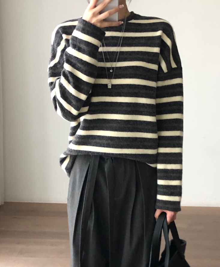 THE EYL韓國代購㊣女裝新品人氣熱賣休閑職業25秋冬長袖T恤THE EYL長袖T恤