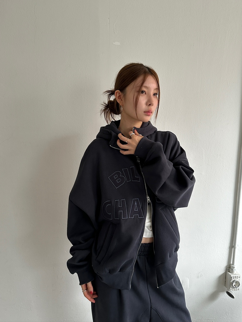UNBOUND韓國代購㊣女裝新品推薦25秋冬職業人氣時尚衛衣拉鏈UNBOUND衛衣