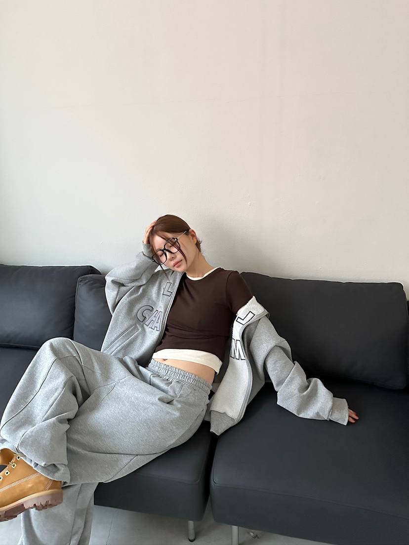 UNBOUND韓國代購㊣女裝新品推薦25秋冬職業人氣時尚衛衣拉鏈UNBOUND衛衣