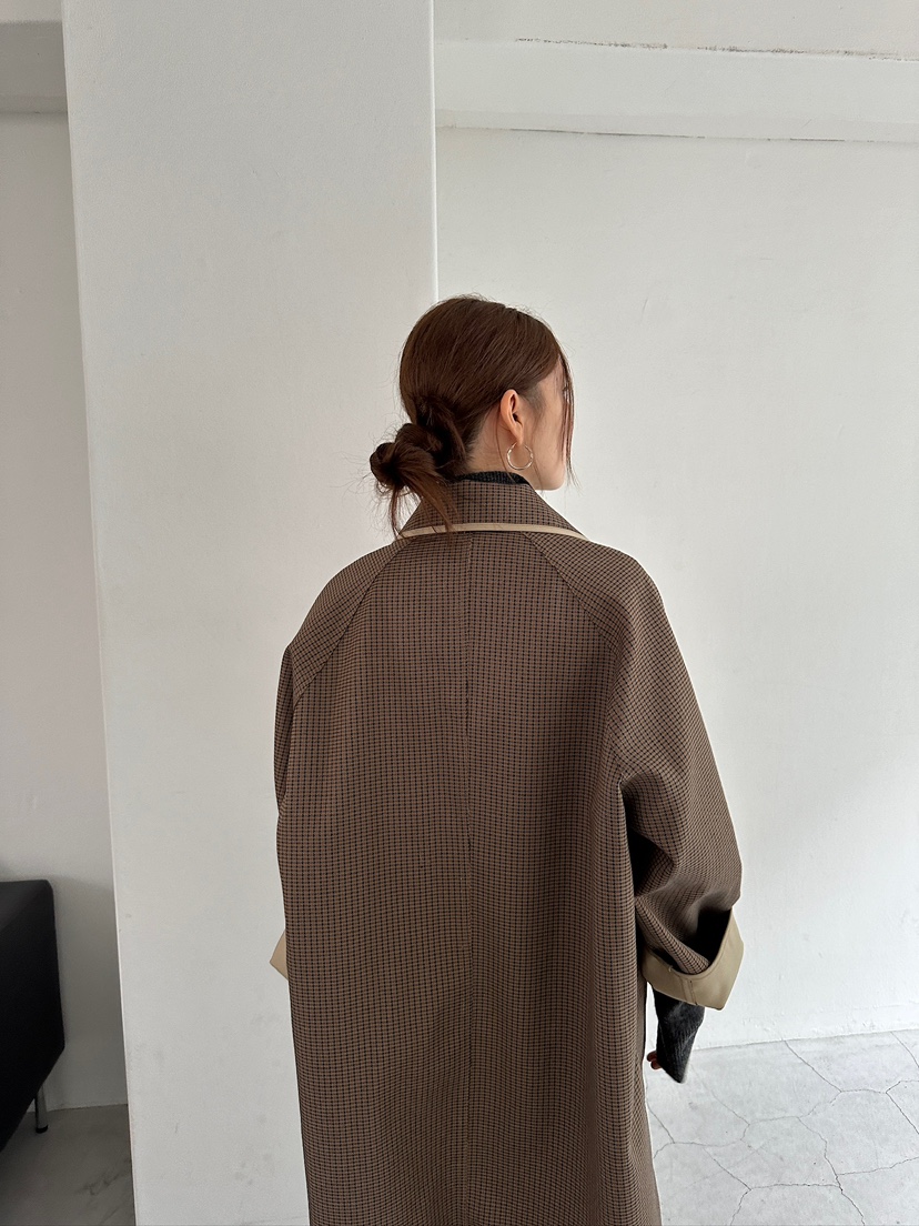 UNBOUND東大門㊣代購女裝新品真品熱賣休閑人氣長款風衣雙面UNBOUND長款風衣