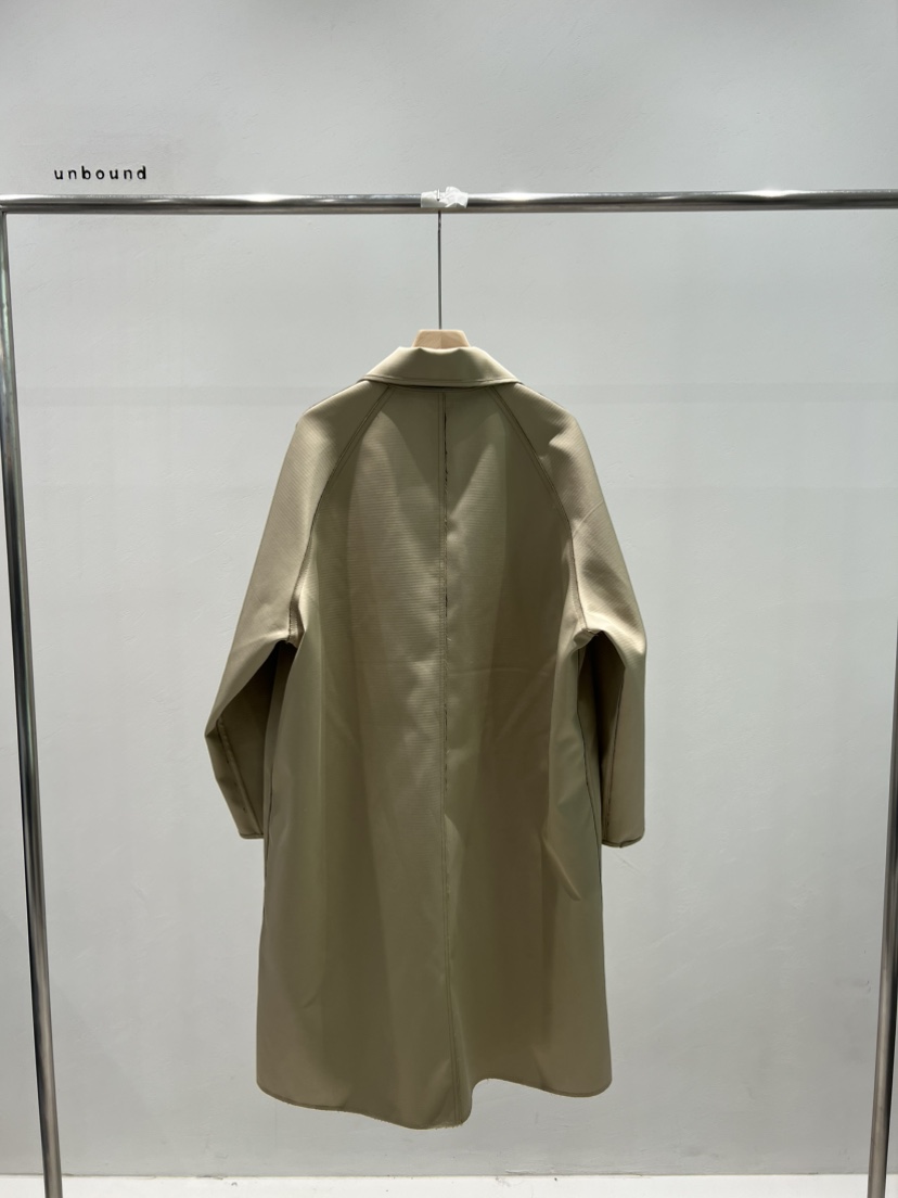 UNBOUND東大門㊣代購女裝新品真品熱賣休閑人氣長款風衣雙面UNBOUND長款風衣