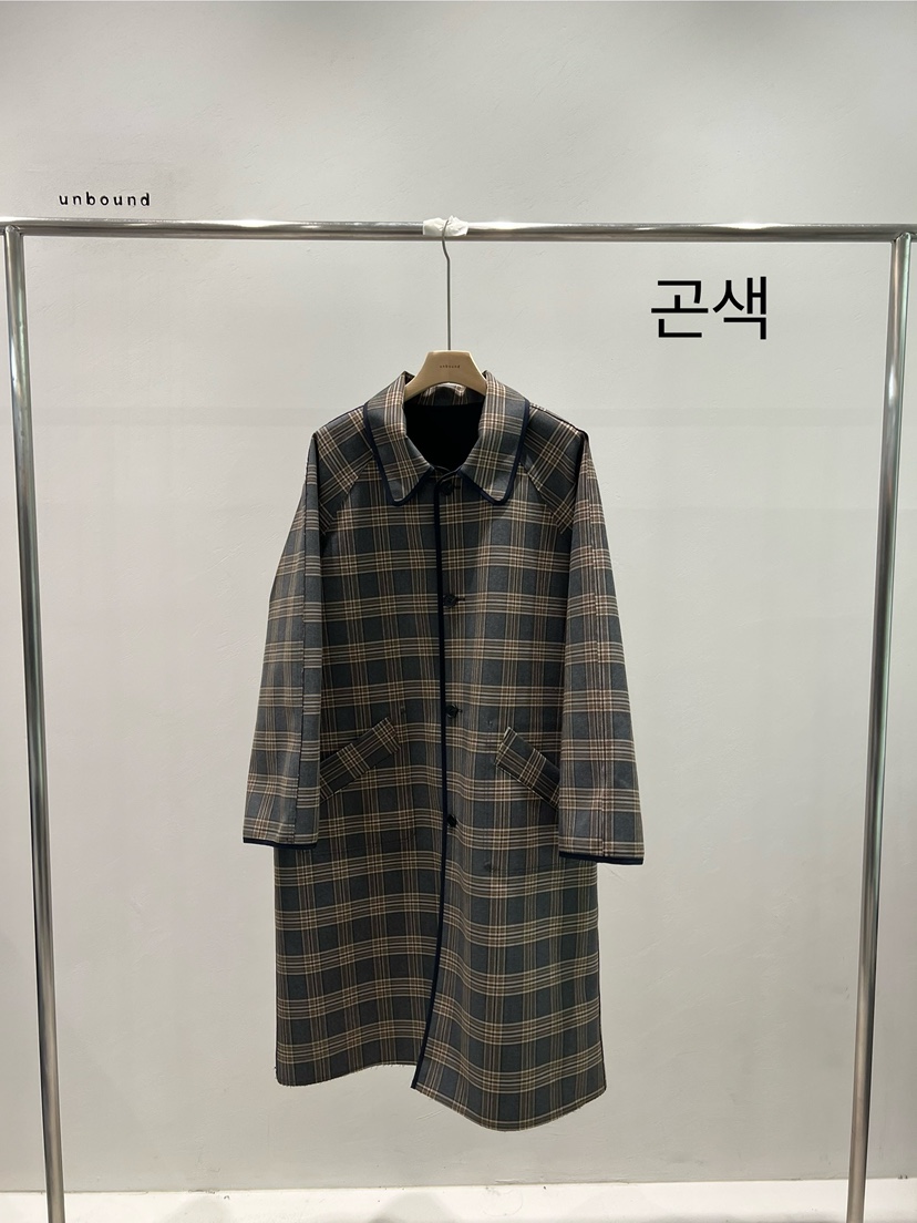 UNBOUND東大門㊣代購女裝新品真品熱賣休閑人氣長款風衣雙面UNBOUND長款風衣圖色2