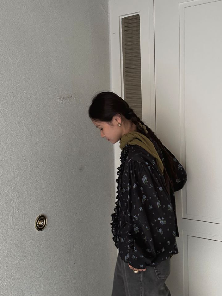 MARE東大門㊣實拍女士新品時尚真品推薦25秋冬襯衫蕾絲衫荷葉邊MARE襯衫/蕾絲衫