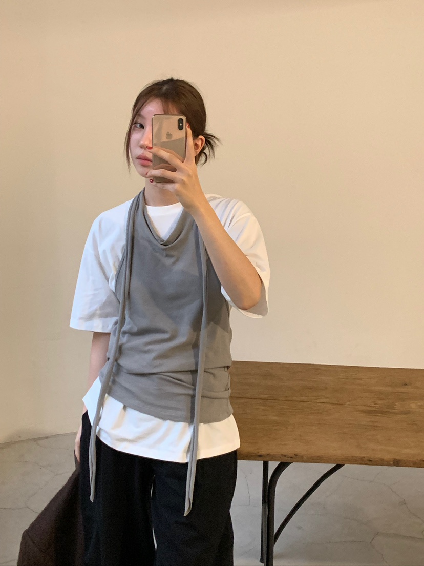 UNBOUND東大門㊣直郵女裝新品25秋冬人氣休閑熱賣真品職業T恤UNBOUNDT恤