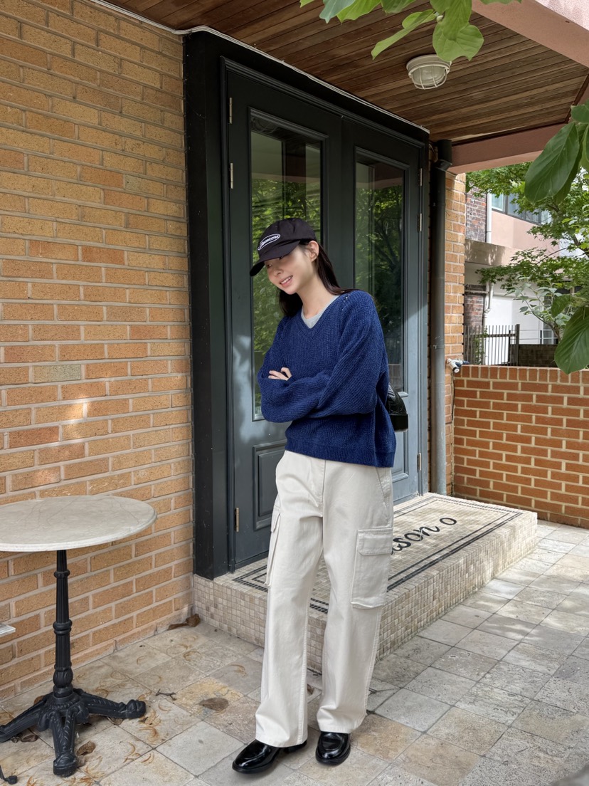 THE ABLE東大門㊣直郵女士新款休閑推薦25秋冬針織衫天鵝絨THE ABLE/TA針織衫