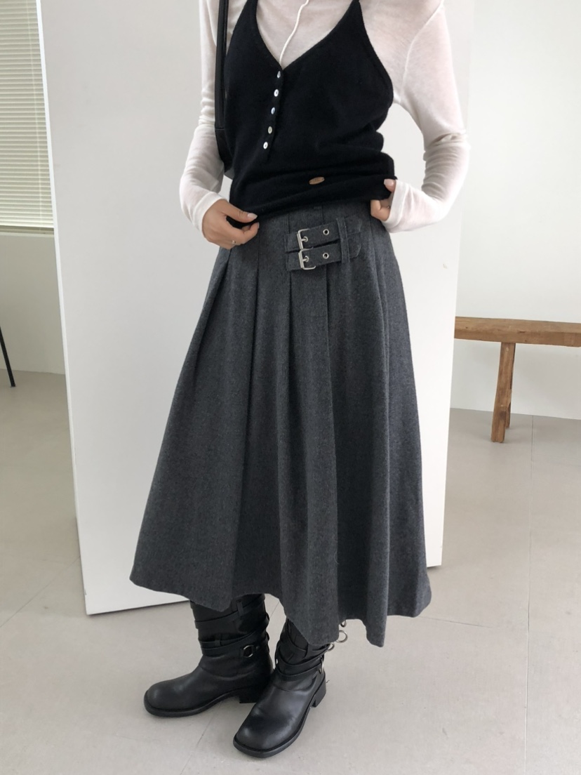 THE CAMEL東大門㊣直郵女士新款真品半身裙中短裙the came_l 家半身裙/中短裙