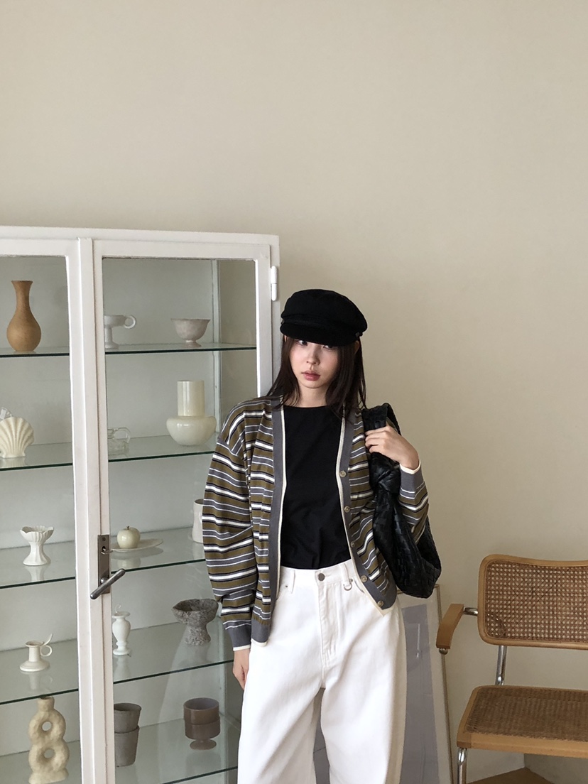 THE ABLE東大門㊣實拍女裝新品時尚職業推薦休閑針織衫開襟衫THE ABLE/TA針織衫