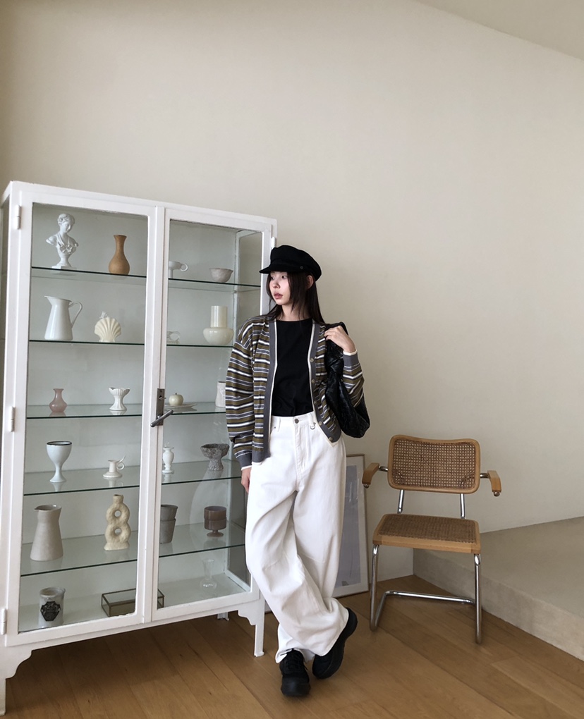 THE ABLE東大門㊣實拍女裝新品時尚職業推薦休閑針織衫開襟衫THE ABLE/TA針織衫