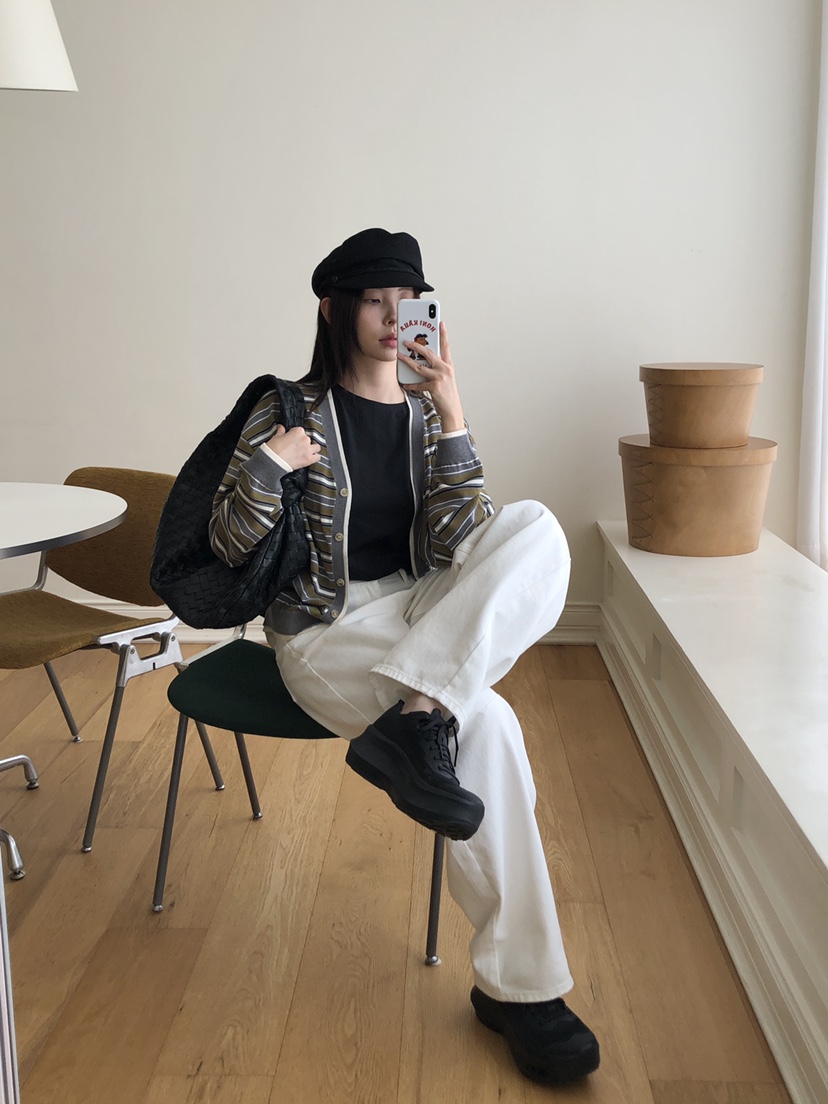 THE ABLE東大門㊣實拍女裝新品時尚職業推薦休閑針織衫開襟衫THE ABLE/TA針織衫