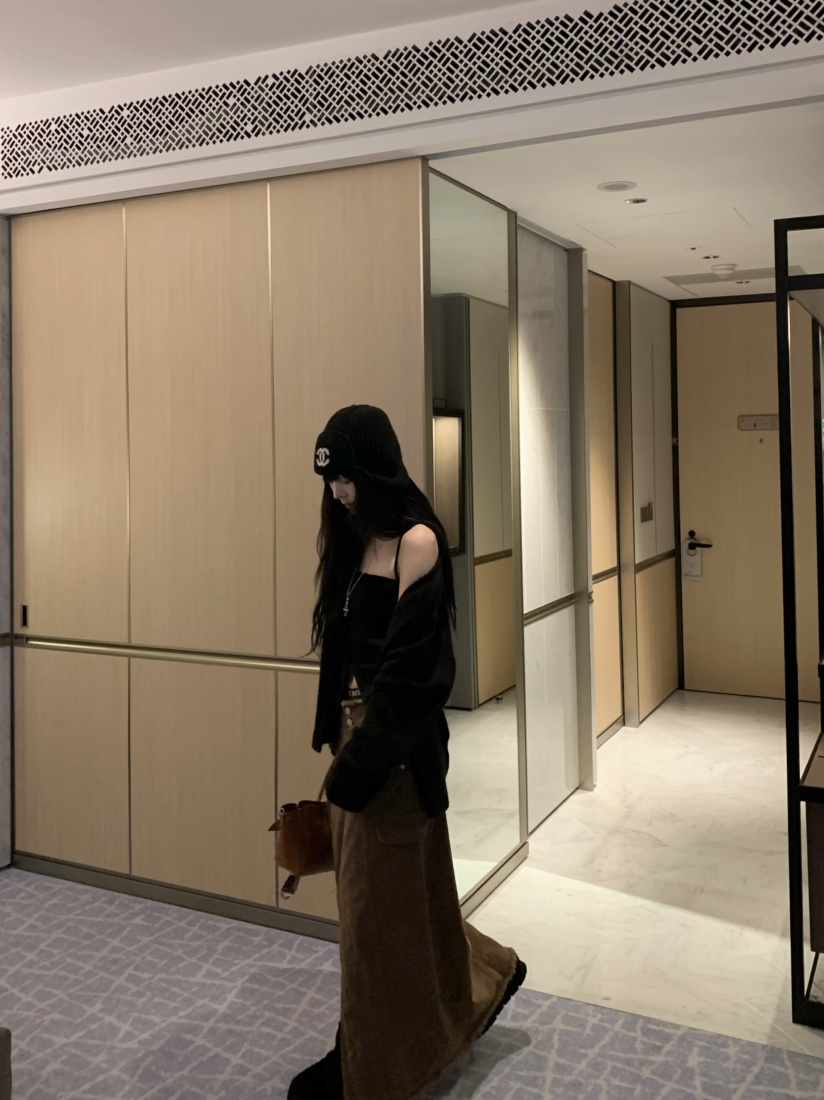 VIRKIN東大門㊣直郵女士新款熱賣推薦休閑人氣時尚25秋冬長裙VIRKIN長裙