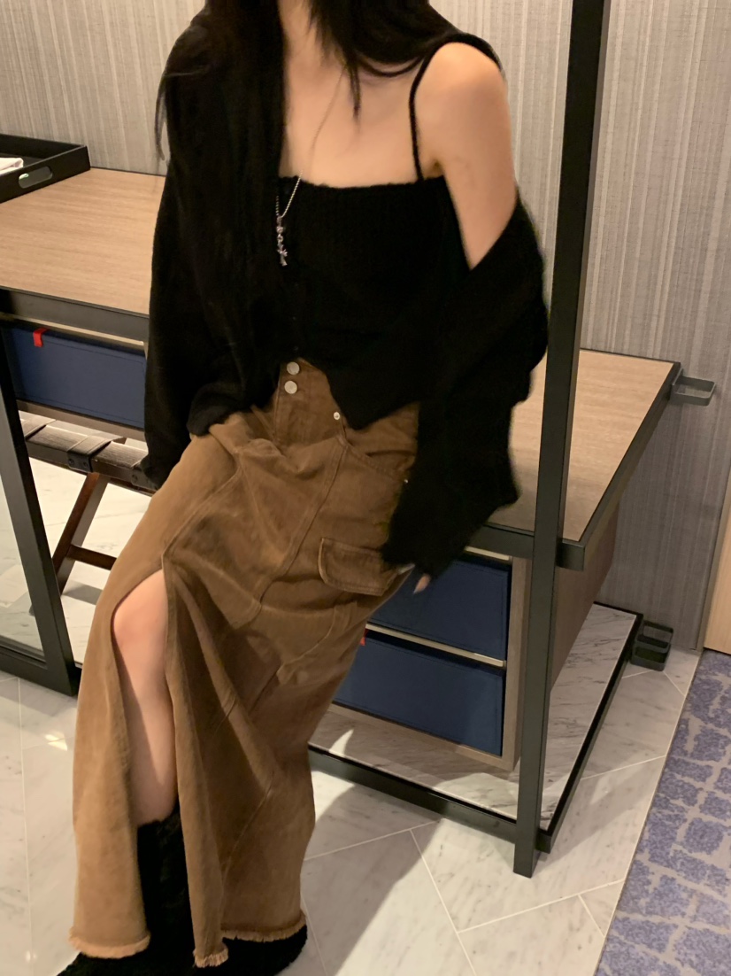 VIRKIN東大門㊣直郵女士新款熱賣推薦休閑人氣時尚25秋冬長裙VIRKIN長裙