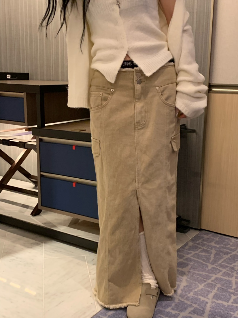 VIRKIN東大門㊣直郵女士新款熱賣推薦休閑人氣時尚25秋冬長裙VIRKIN長裙圖色2