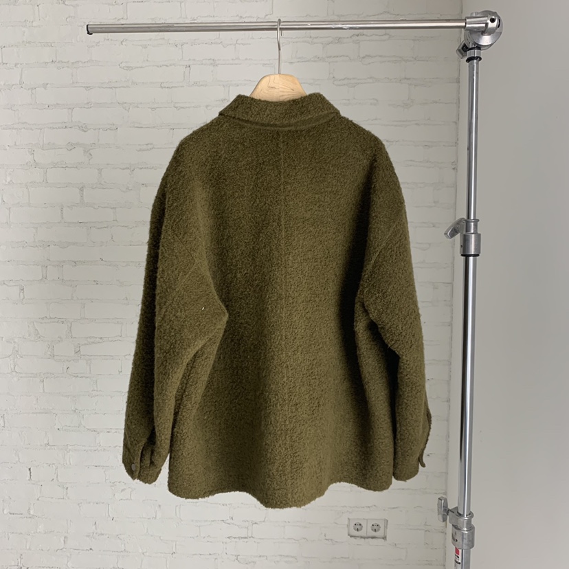THE ABLE東大門㊣直郵女裝新品25秋冬休閑職業夾克口袋羊駝THE ABLE/TA夾克