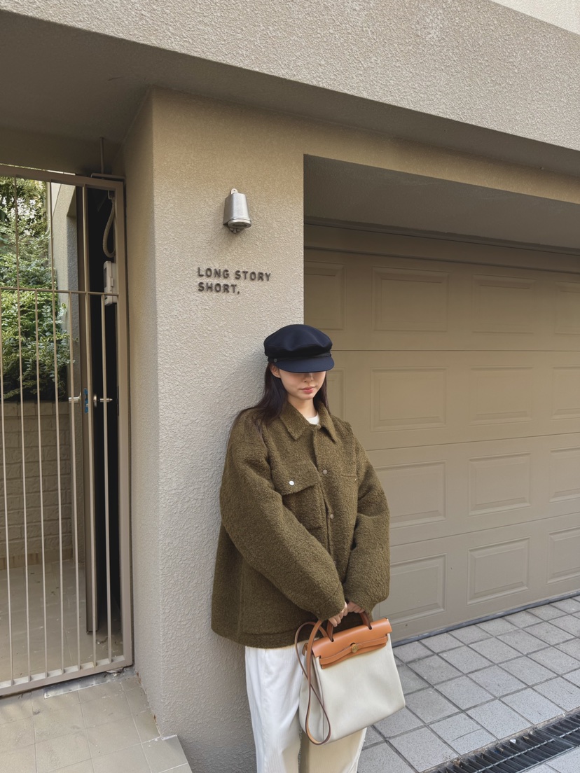 THE ABLE東大門㊣直郵女裝新品25秋冬休閑職業夾克口袋羊駝THE ABLE/TA夾克