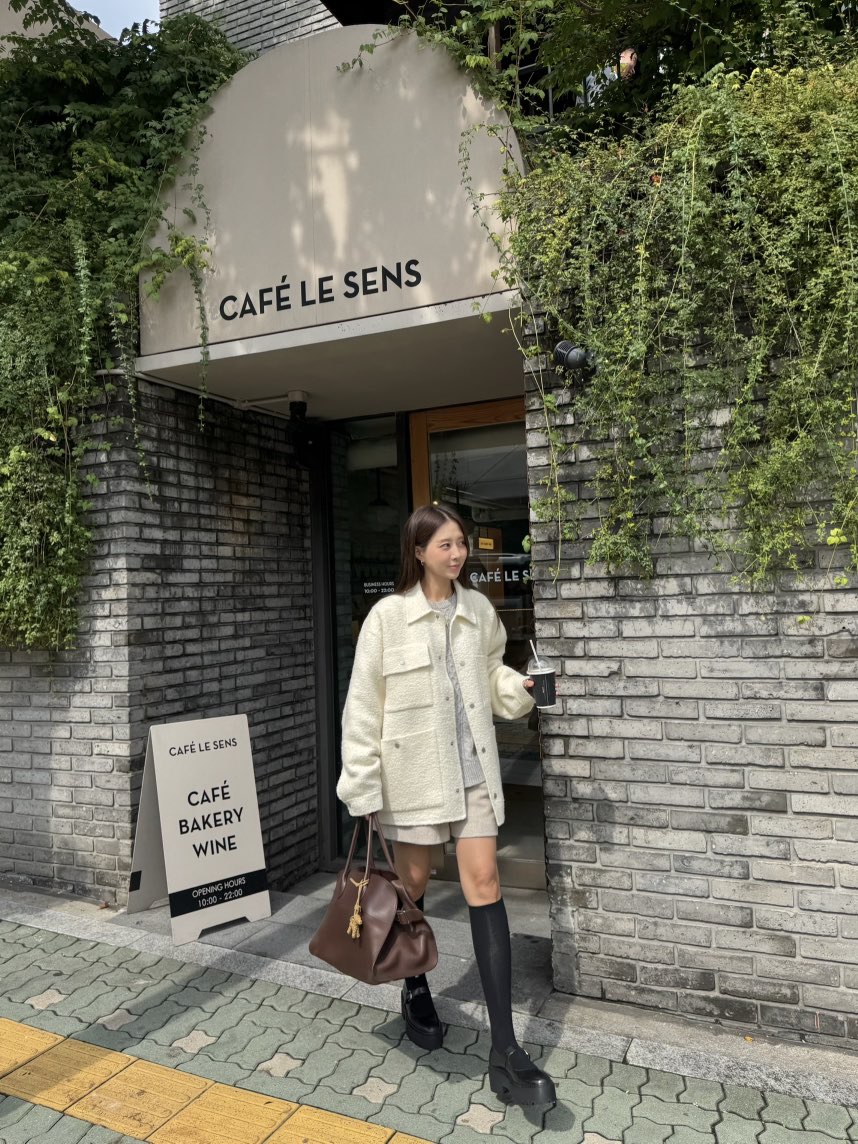 THE ABLE東大門㊣直郵女裝新品25秋冬休閑職業夾克口袋羊駝THE ABLE/TA夾克