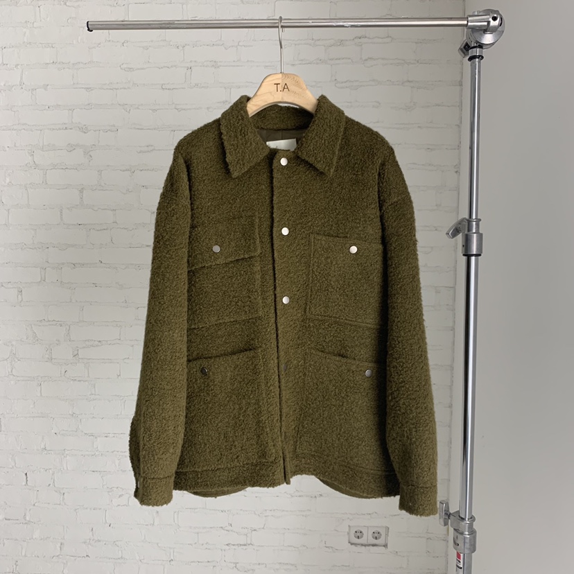 THE ABLE東大門㊣直郵女裝新品25秋冬休閑職業夾克口袋羊駝THE ABLE/TA夾克圖色2