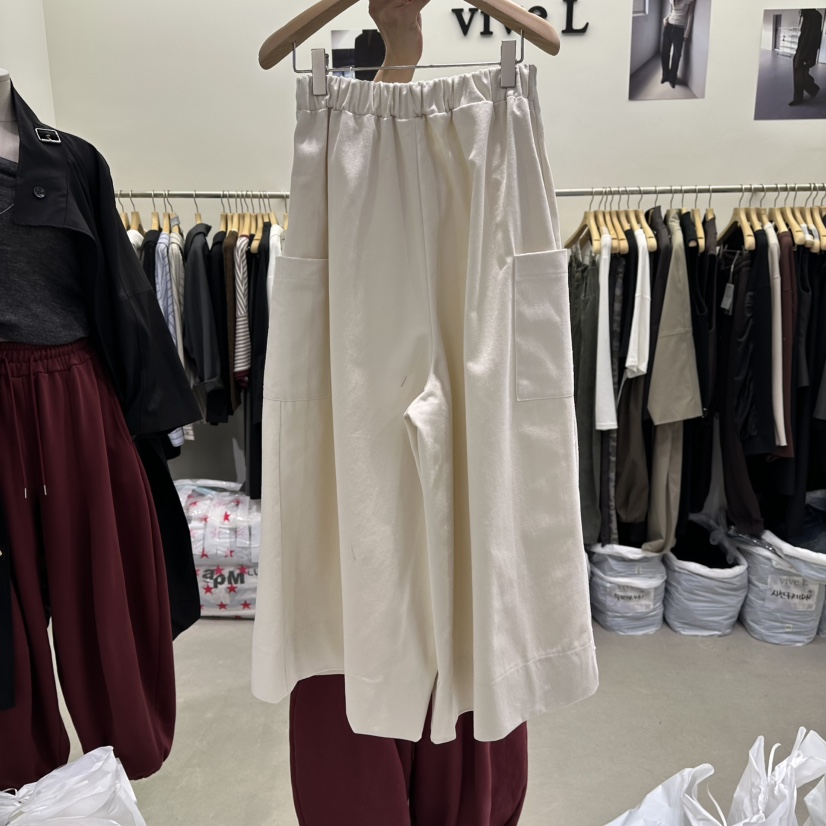 VIVEL韓國代購㊣女裝新品25秋冬時尚熱賣真品推薦人氣休閑褲VIVEL休閑褲