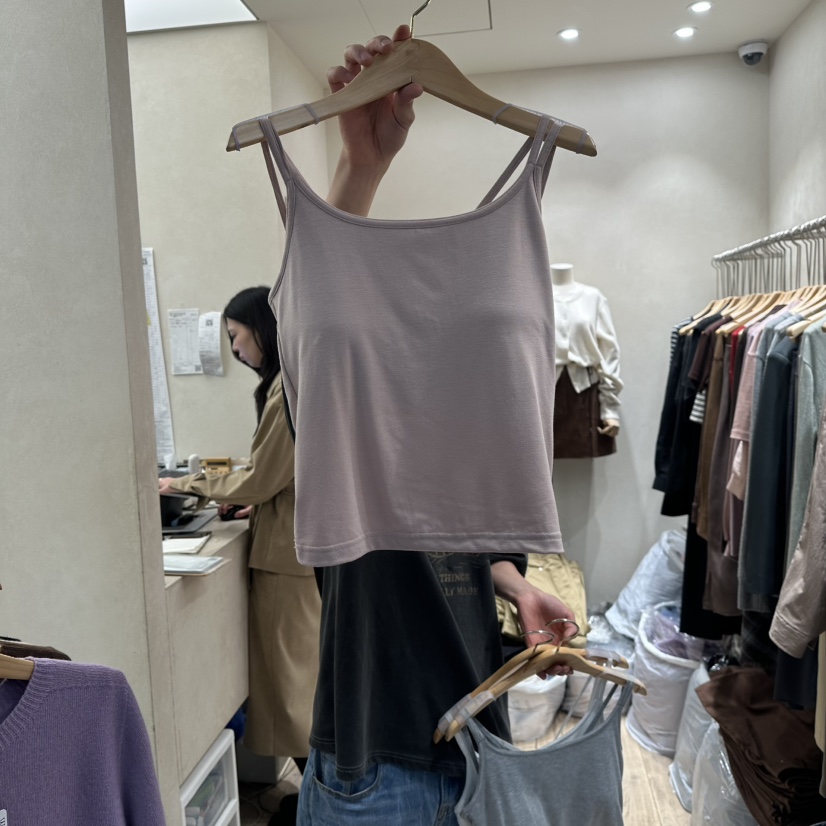 2ND GATE韓國代購㊣女裝新品人氣休閑時尚25秋冬熱賣吊帶背心2ND GATE吊帶/背心圖色3