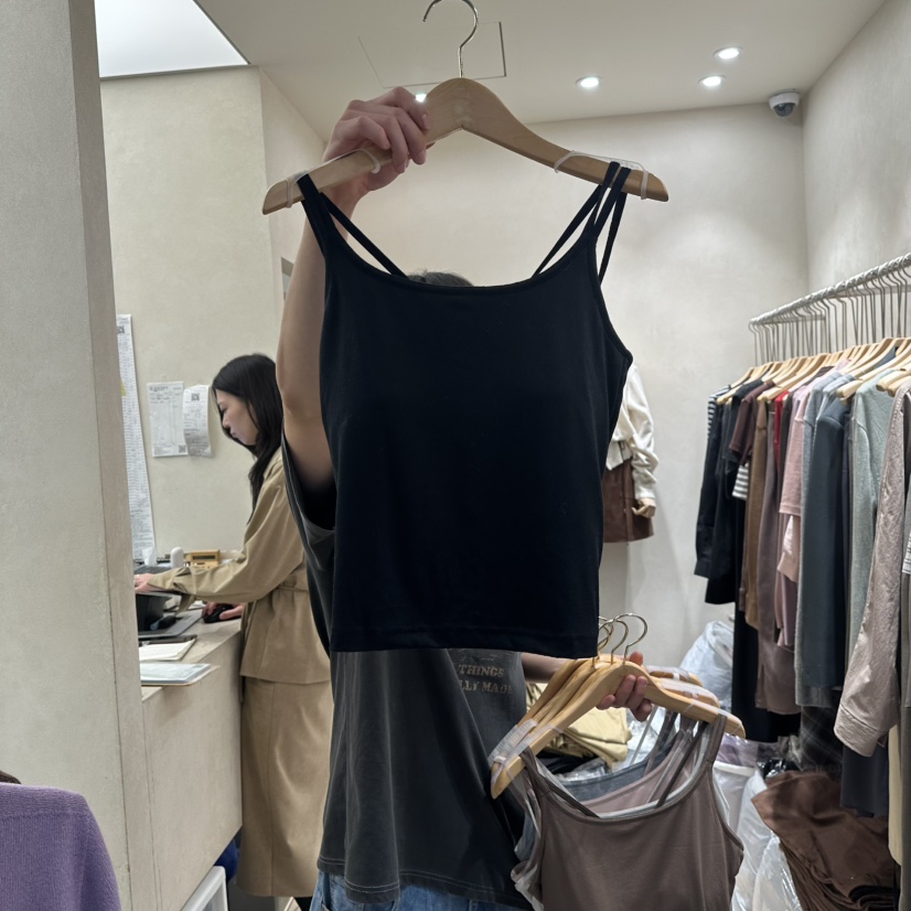 2ND GATE韓國代購㊣女裝新品人氣休閑時尚25秋冬熱賣吊帶背心2ND GATE吊帶/背心圖色6