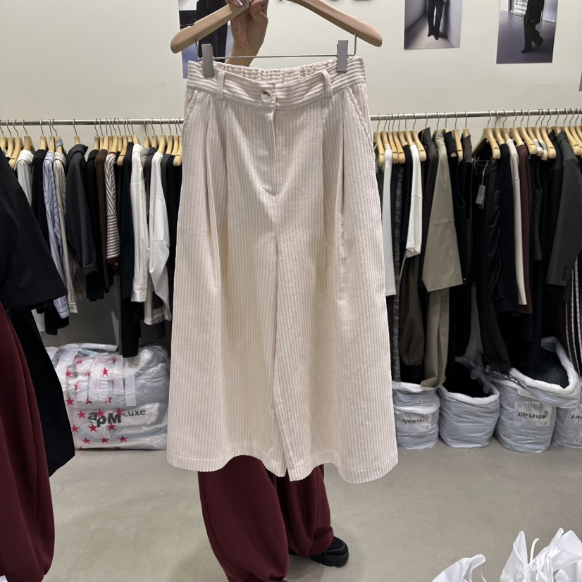 VIVEL東大門㊣直郵女裝新款25秋冬人氣真品推薦休閑褲燈心絨VIVEL休閑褲圖色1
