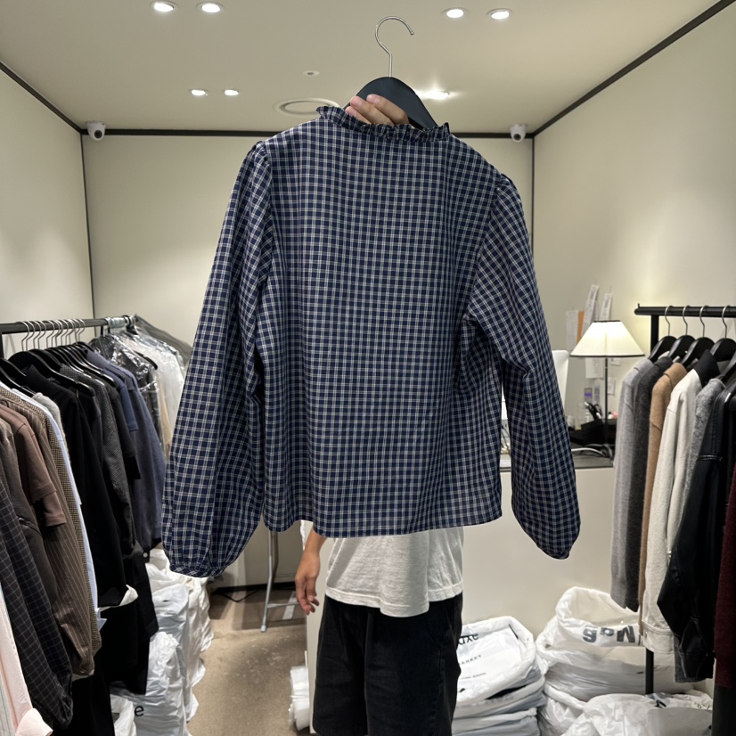 RE STOCK東大門㊣代購女士新款熱賣職業25秋冬真品襯衫蕾絲衫RE STOCK襯衫/蕾絲衫
