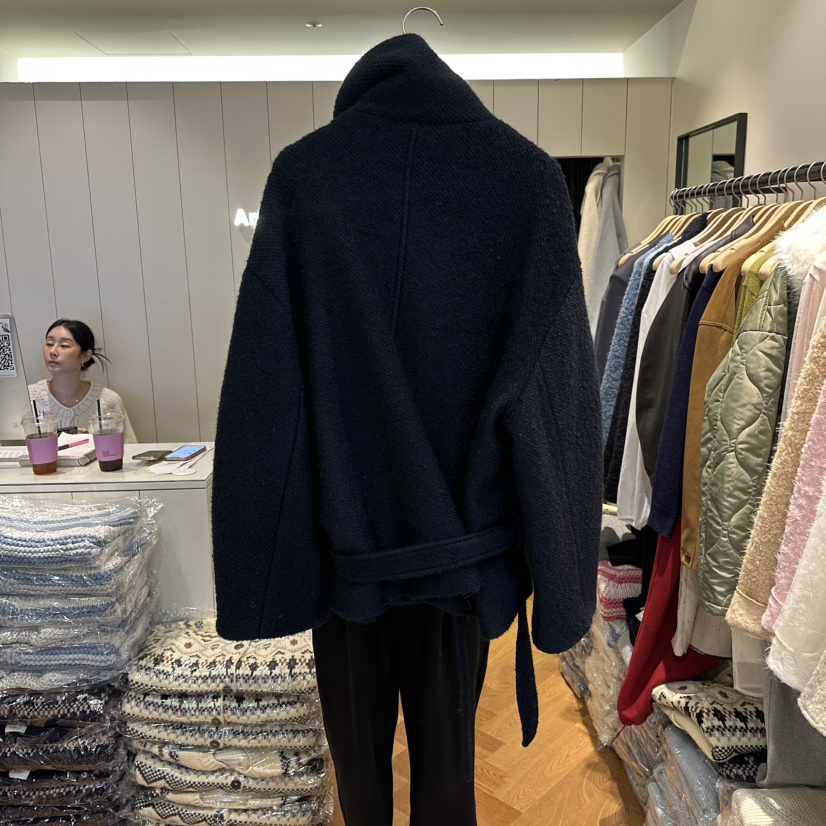 ARC東大門㊣直郵女士新品25秋冬時尚人氣熱賣真品推薦夾克羊駝ARC EN CIEL夾克