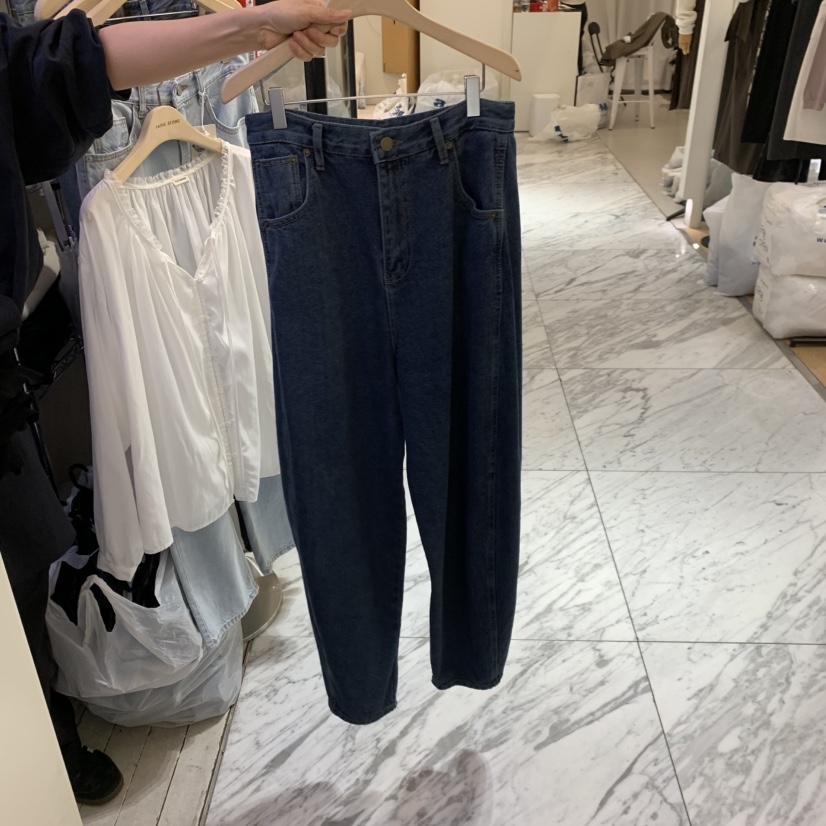FLAT GARDEN/LA MUETTE/JAMIESTONE東大門㊣代購女士新品休閑牛仔褲FLAT GARDEN/LA MUETTE/JAMIESTONE牛仔褲