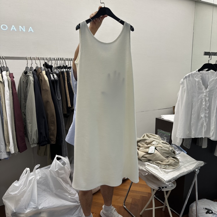 MOANA韓國代購㊣女士新品熱賣推薦時尚真品25秋冬職業連衣裙MOANA連衣裙