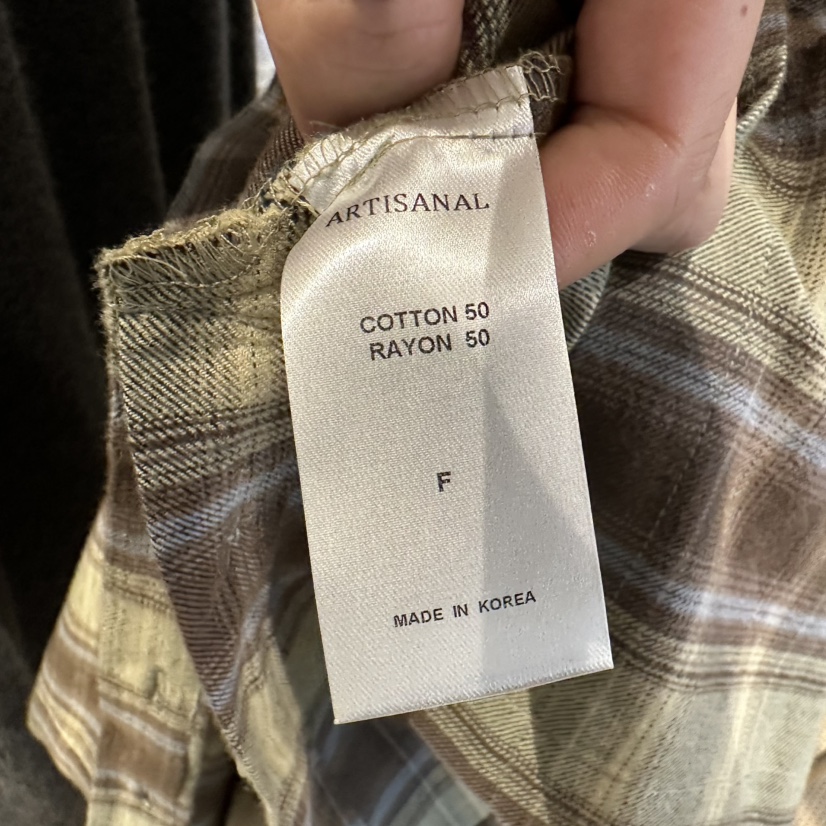 ARTISANAL東大門㊣實拍女裝新款休閑職業熱賣襯衫蕾絲衫紐扣ARTISANAL襯衫/蕾絲衫