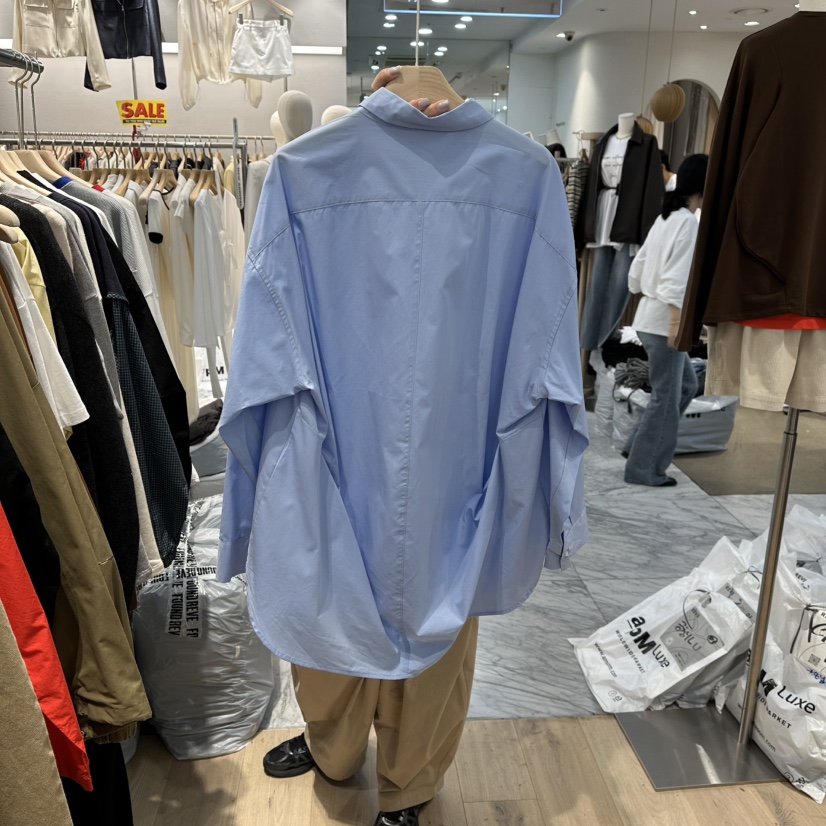 REVE-L東大門㊣實拍女裝新款時尚職業熱賣25秋冬襯衫蕾絲衫REVE-L襯衫/蕾絲衫