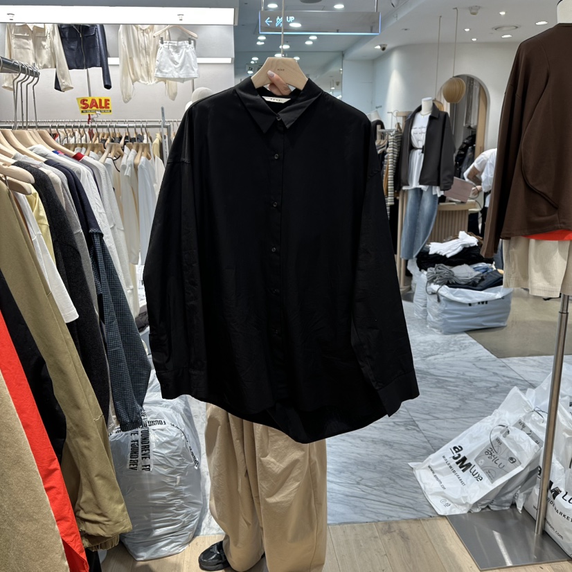 REVE-L東大門㊣實拍女裝新款時尚職業熱賣25秋冬襯衫蕾絲衫REVE-L襯衫/蕾絲衫圖色3