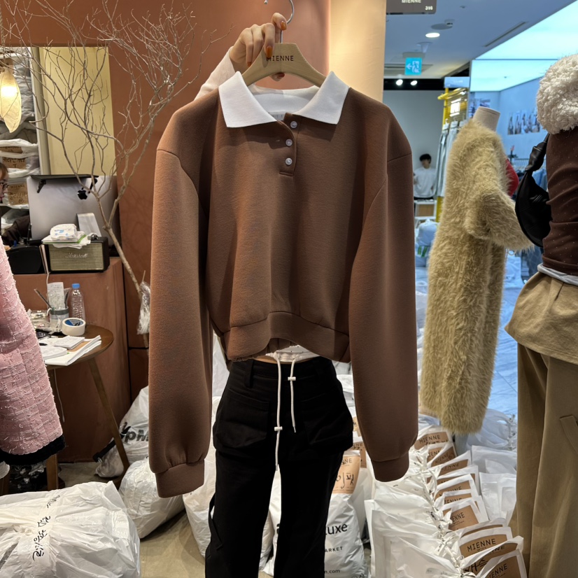 MIENNE韓國直郵㊣女士新款人氣熱賣推薦25秋冬時尚休閑衛衣MIENNE衛衣圖色3