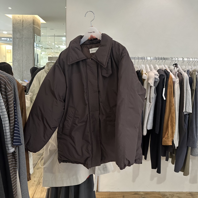 CREAM VILLA東大門㊣直郵女裝新款真品短款羽絨服填充鴨絨CREAMVILLA短款羽絨服圖色3