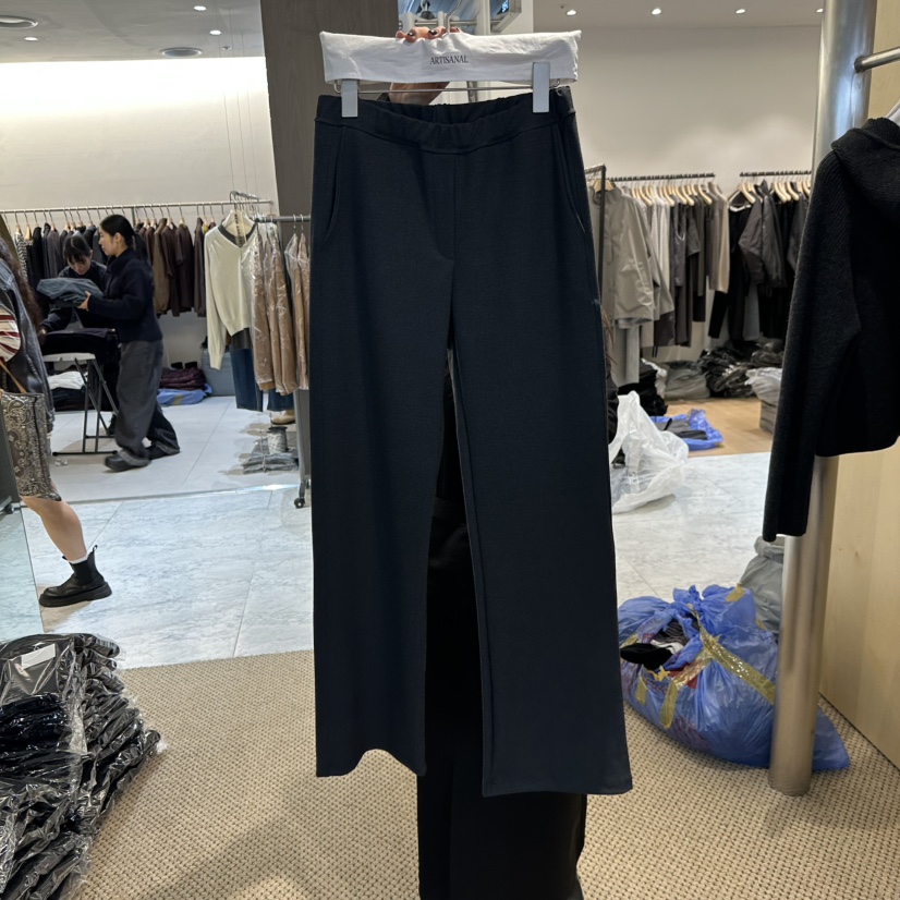 ARTISANAL東大門㊣實拍女士新品人氣推薦休閑職業休閑褲喇叭ARTISANAL休閑褲圖色1墨色
