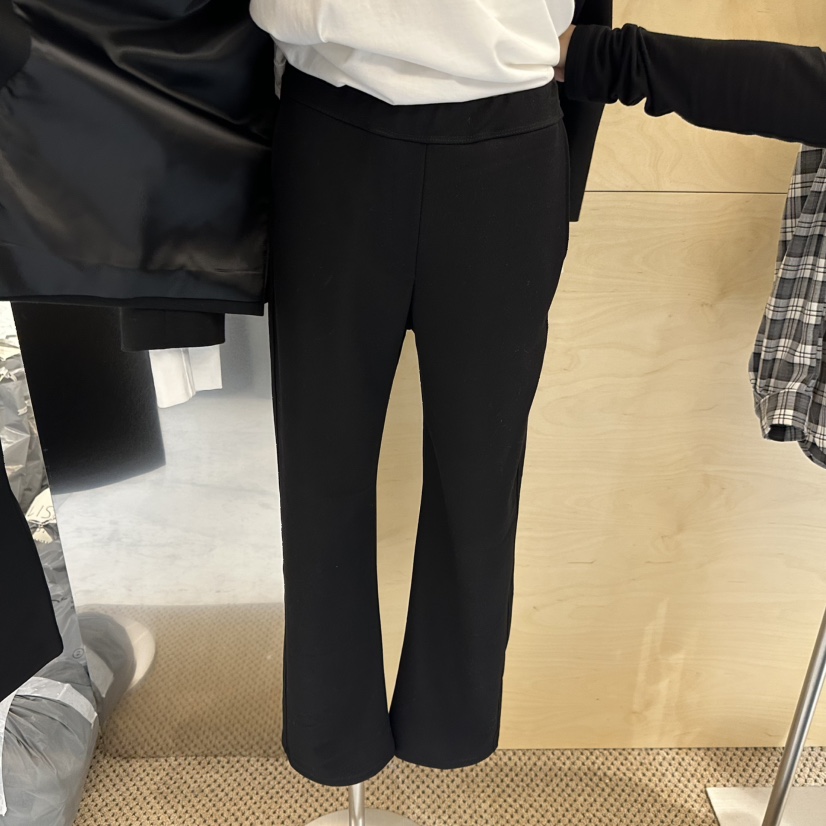ARTISANAL東大門㊣實拍女士新品人氣推薦休閑職業休閑褲喇叭ARTISANAL休閑褲圖色2黑色