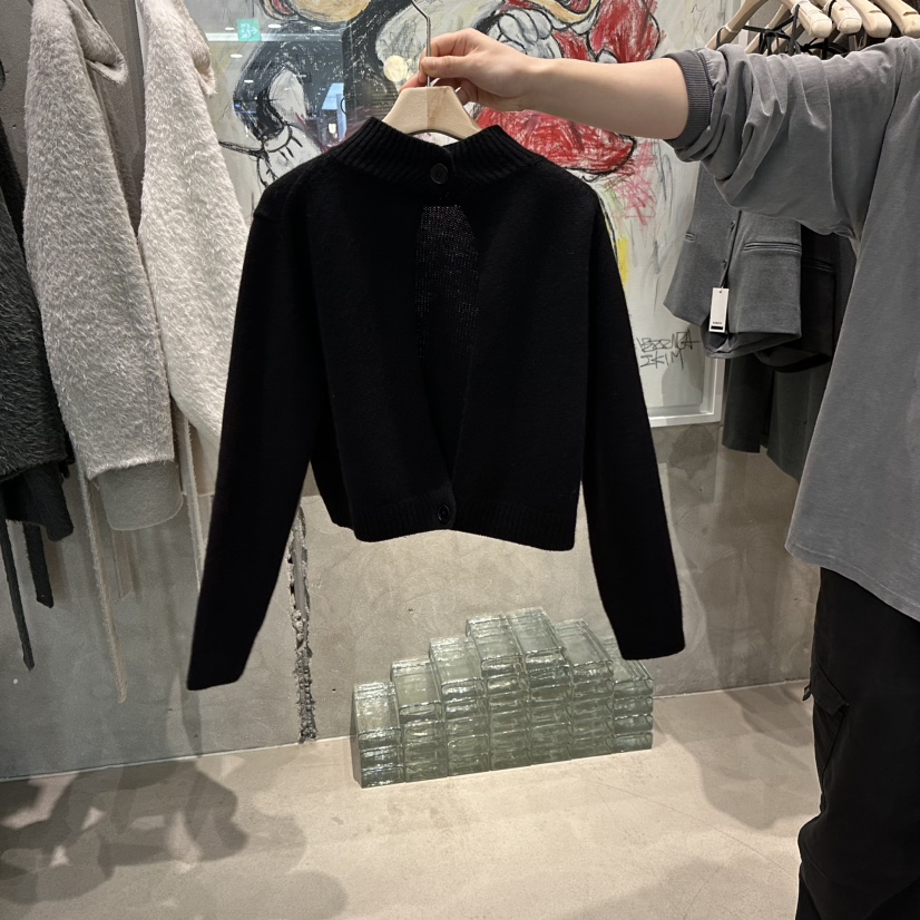 LAMAGIEPIE韓國直郵㊣女裝新品真品職業人氣時尚25秋冬針織衫LAMAGIE GREY針織衫