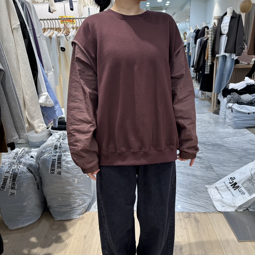 REVE-L東大門㊣實拍女士新品25秋冬熱賣休閑真品職業推薦衛衣REVE-L衛衣圖色1