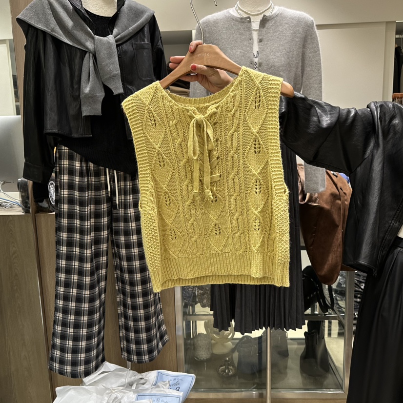 MELO東大門㊣實拍女士新款熱賣人氣時尚25秋冬職業吊帶背心MELO吊帶/背心圖色2