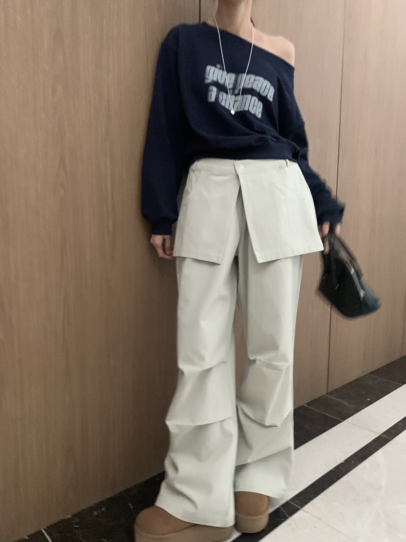 GAMDONG東大門㊣實拍女裝新款時尚真品職業人氣25秋冬裙褲可拆卸GAMDONG裙褲