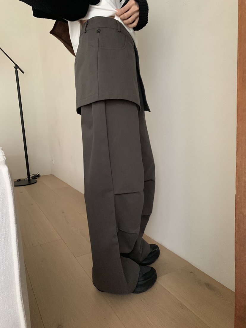 GAMDONG東大門㊣實拍女裝新款時尚真品職業人氣25秋冬裙褲可拆卸GAMDONG裙褲
