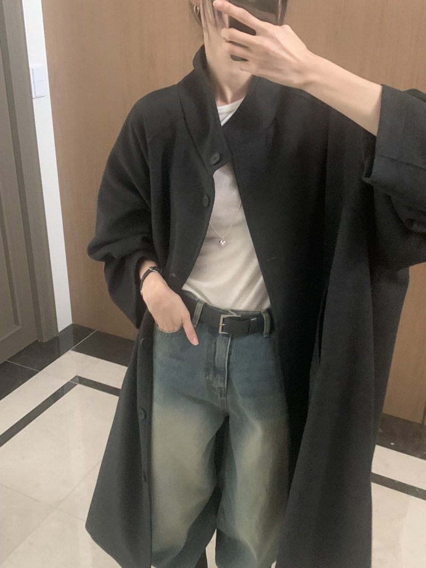 GAMDONG東大門㊣直郵女士新品時尚真品25秋冬熱賣中長款大衣GAMDONG中長款大衣