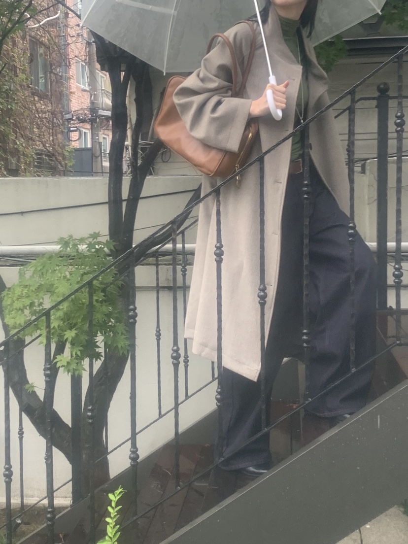 GAMDONG東大門㊣直郵女士新品時尚真品25秋冬熱賣中長款大衣GAMDONG中長款大衣