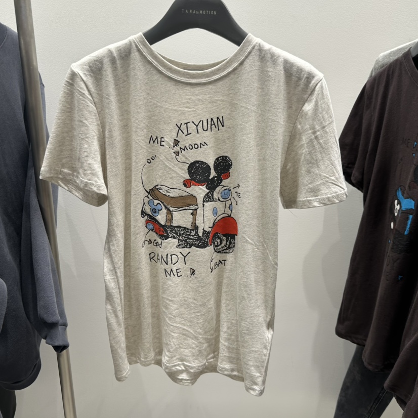 TARABY MOTION韓國代購㊣女士新品真品25秋冬休閑時尚職業T恤TARABY MOTIONT恤圖色1